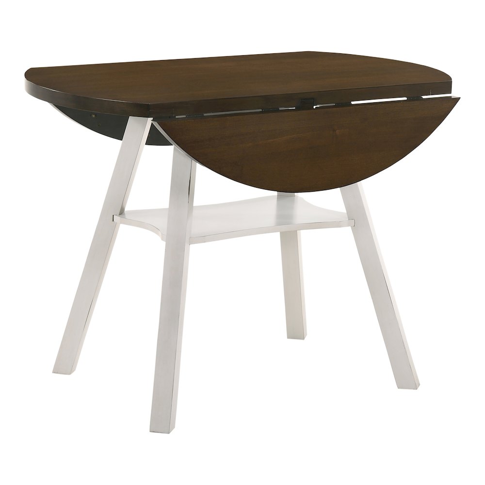 Elda Wood Drop-Leaf Counter Height Dining Table
