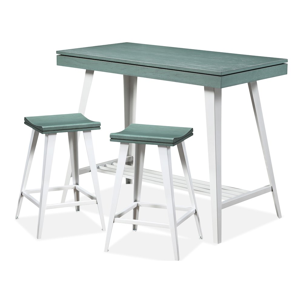 Melba Wood 3-Piece Counter Height Table Set