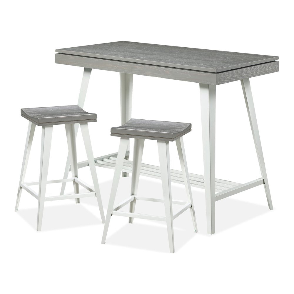 Melba Wood 3-Piece Counter Height Table Set