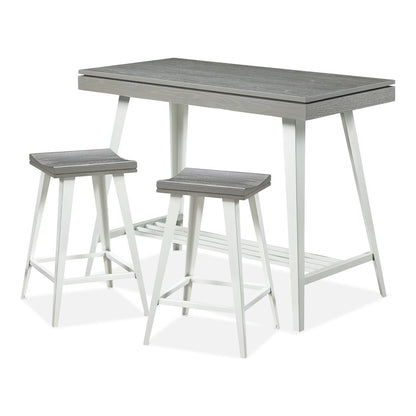 Melba Wood 3-Piece Counter Height Table Set