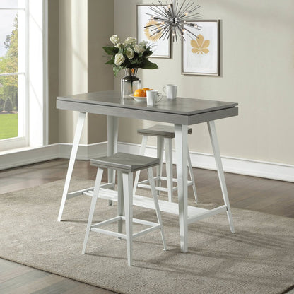 Melba Wood 3-Piece Counter Height Table Set