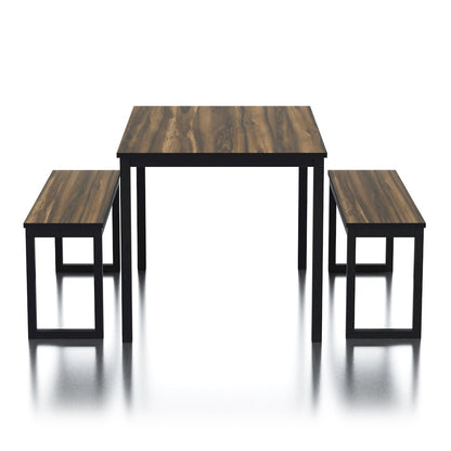 Caritina Wood 3-Piece Counter Height Dining Set