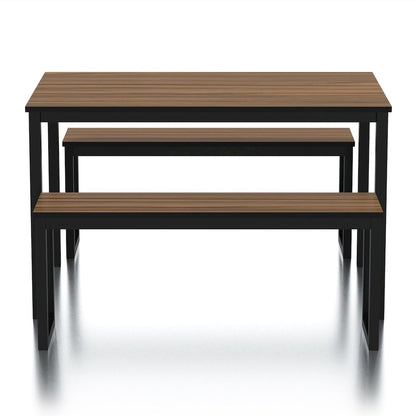 Caritina Wood 3-Piece Counter Height Dining Set