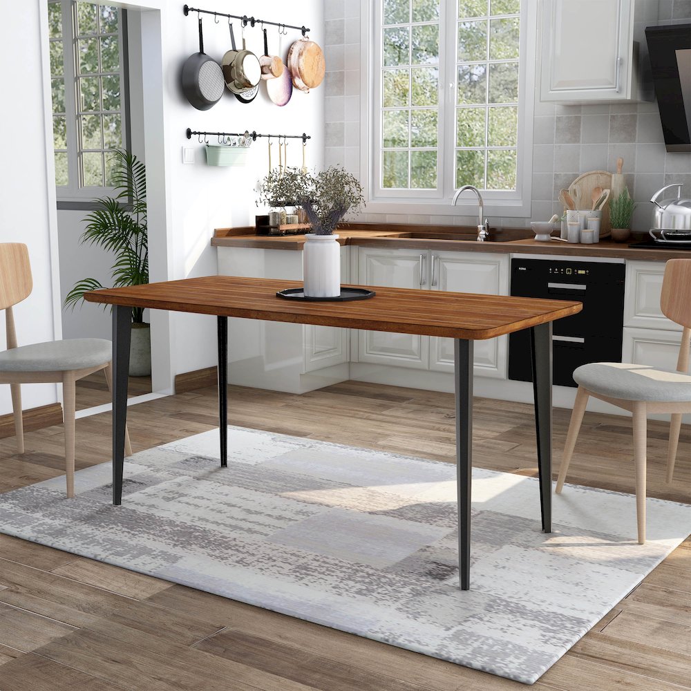 Uma Modern 60-inch Wood Dining Table