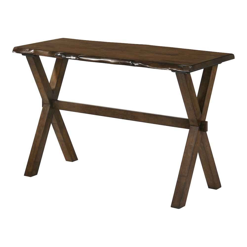 Bradden Transitional Solid Wood Console Table in Walnut
