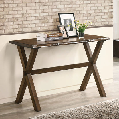 Bradden Transitional Solid Wood Console Table in Walnut