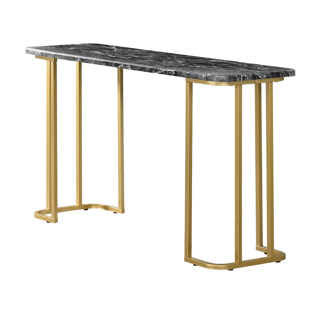 Clotten 3-Piece Metal Coffee Table Set in Black