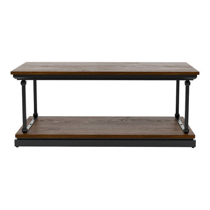 Drewden Transitional Wood 1-Shelf Coffee Table