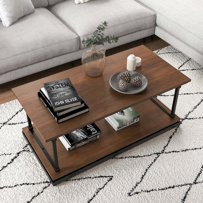 Drewden Transitional Wood 1-Shelf Coffee Table