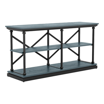Drewden Transitional Wood 2-Shelf Console Table