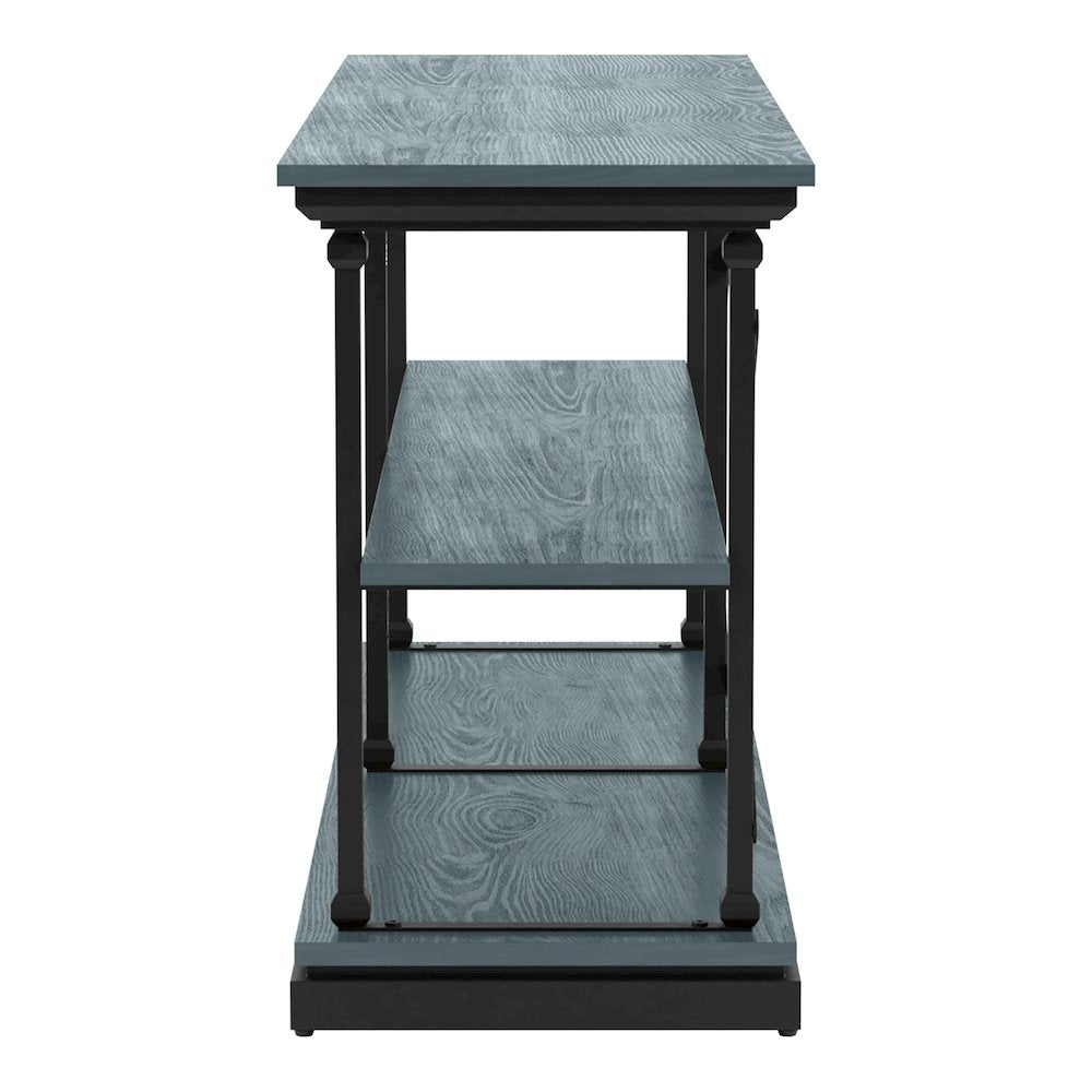 Drewden Transitional Wood 2-Shelf Console Table