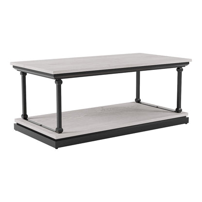 Drewden Transitional Wood 1-Shelf Coffee Table