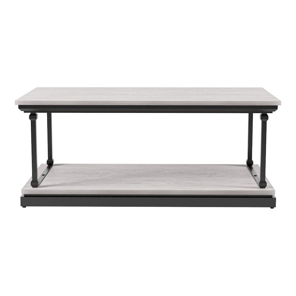 Drewden Transitional Wood 1-Shelf Coffee Table