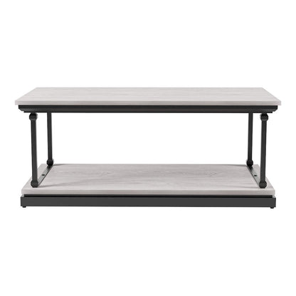 Drewden Transitional Wood 1-Shelf Coffee Table