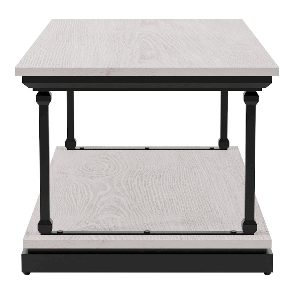 Drewden Transitional Wood 1-Shelf Coffee Table