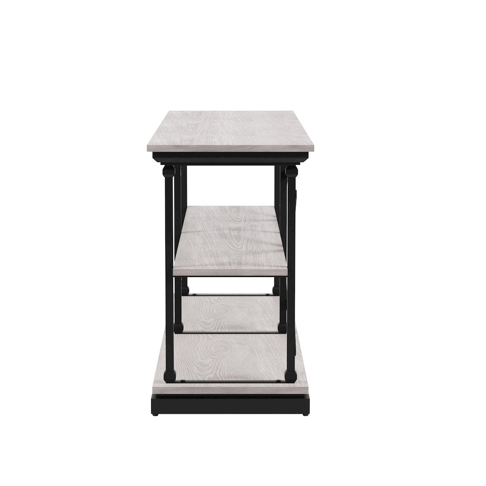 Drewden Transitional Wood 2-Shelf Console Table