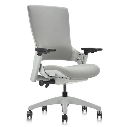 Nauta Mesh and Metal Adjustable Office Chair in Gray