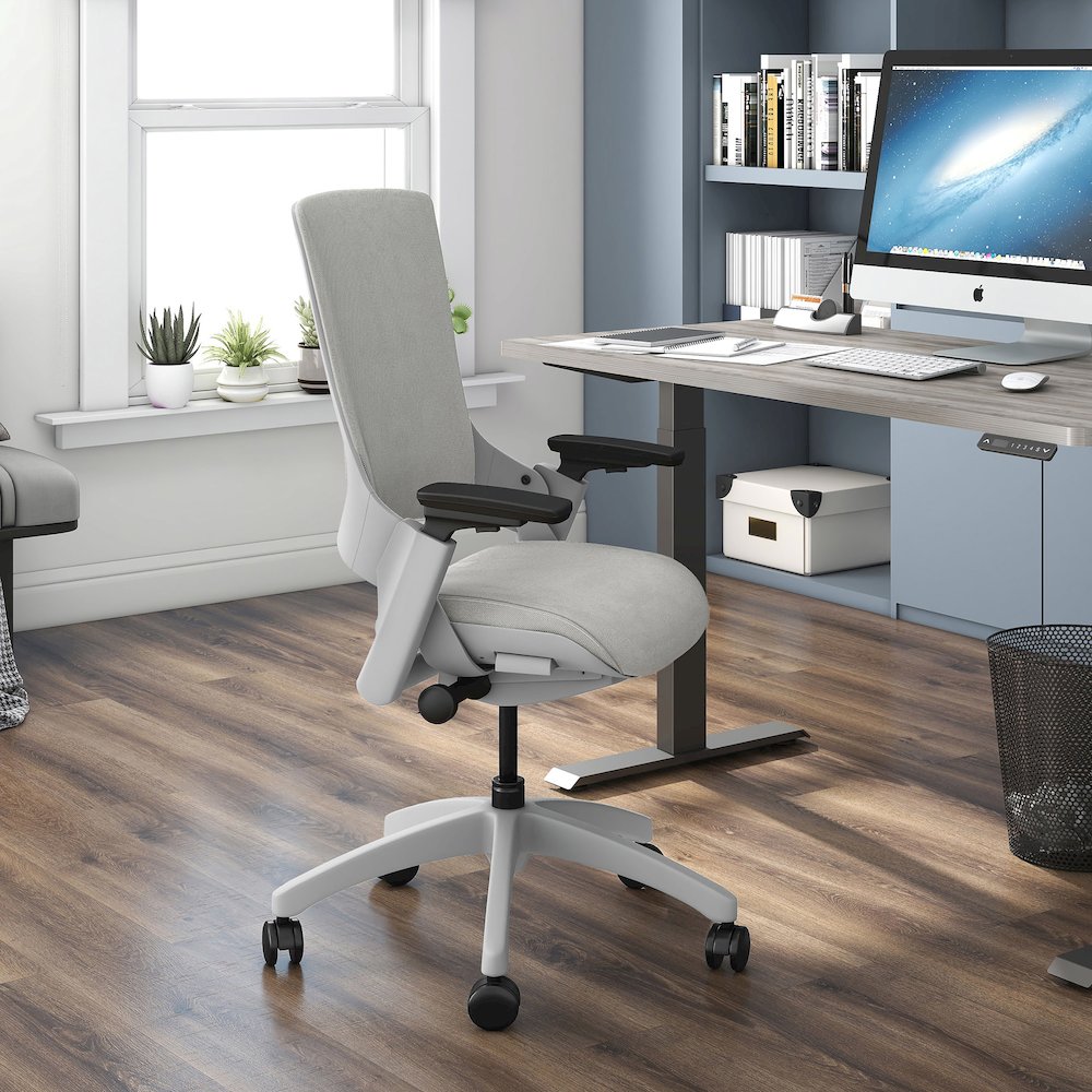 Nauta Mesh and Metal Adjustable Office Chair in Gray