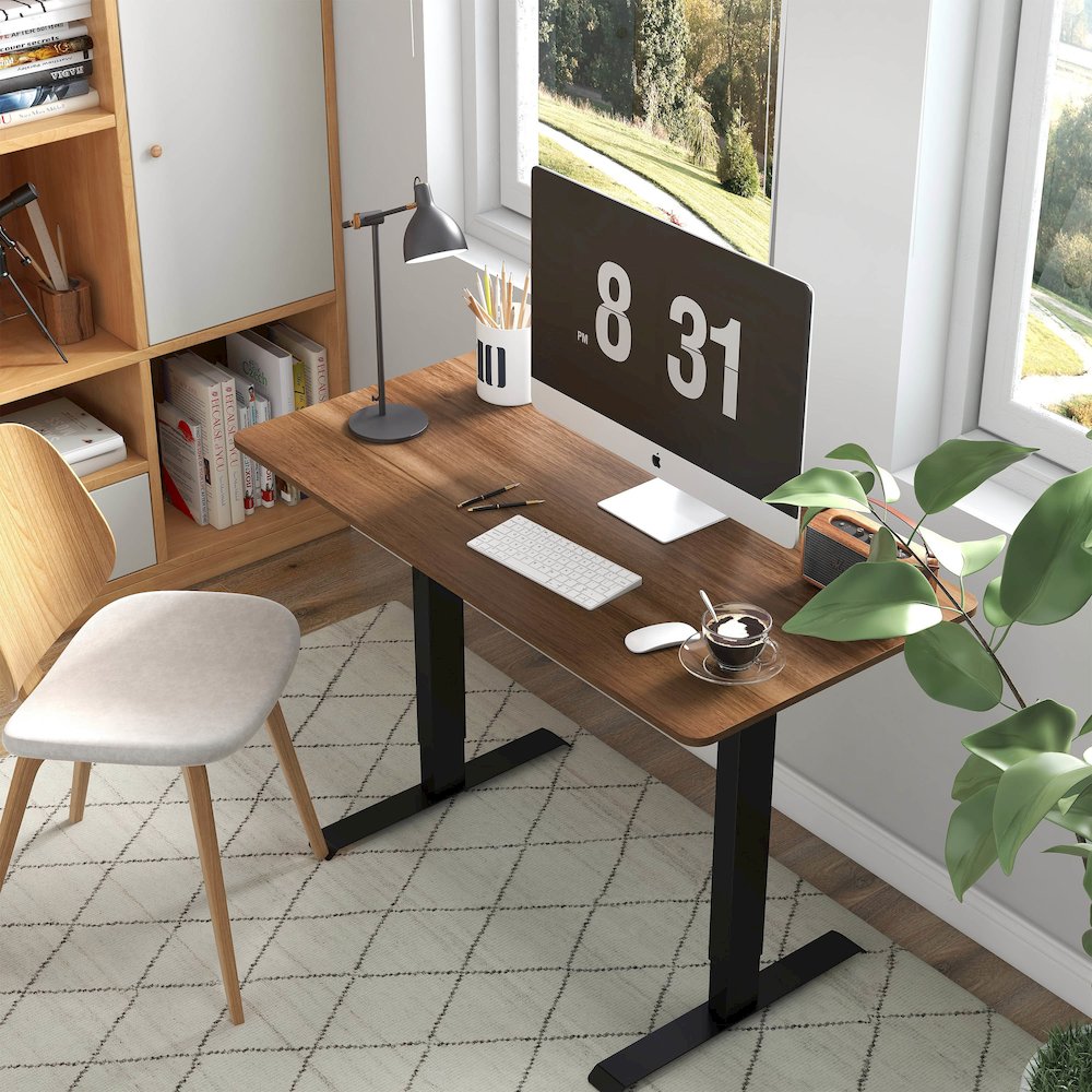 Tilah Metal Height Adjustable Office Desk