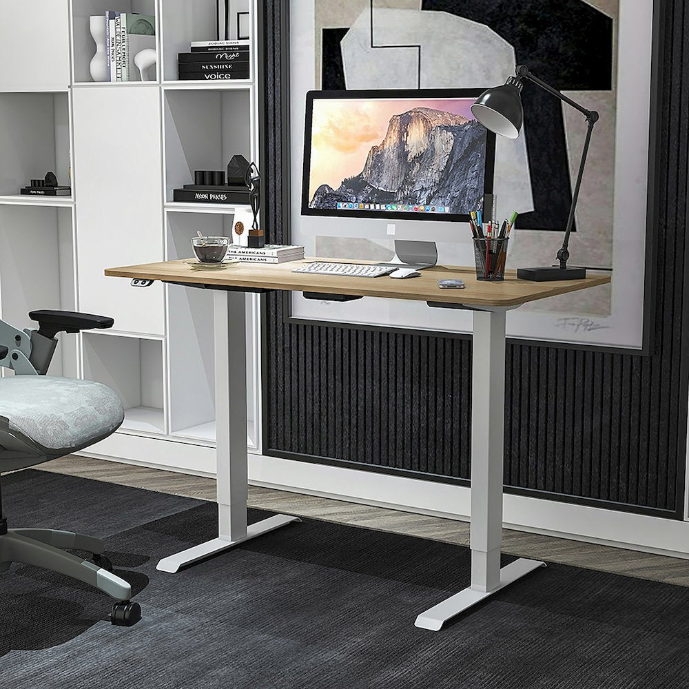 Tilah Metal Height Adjustable Office Desk