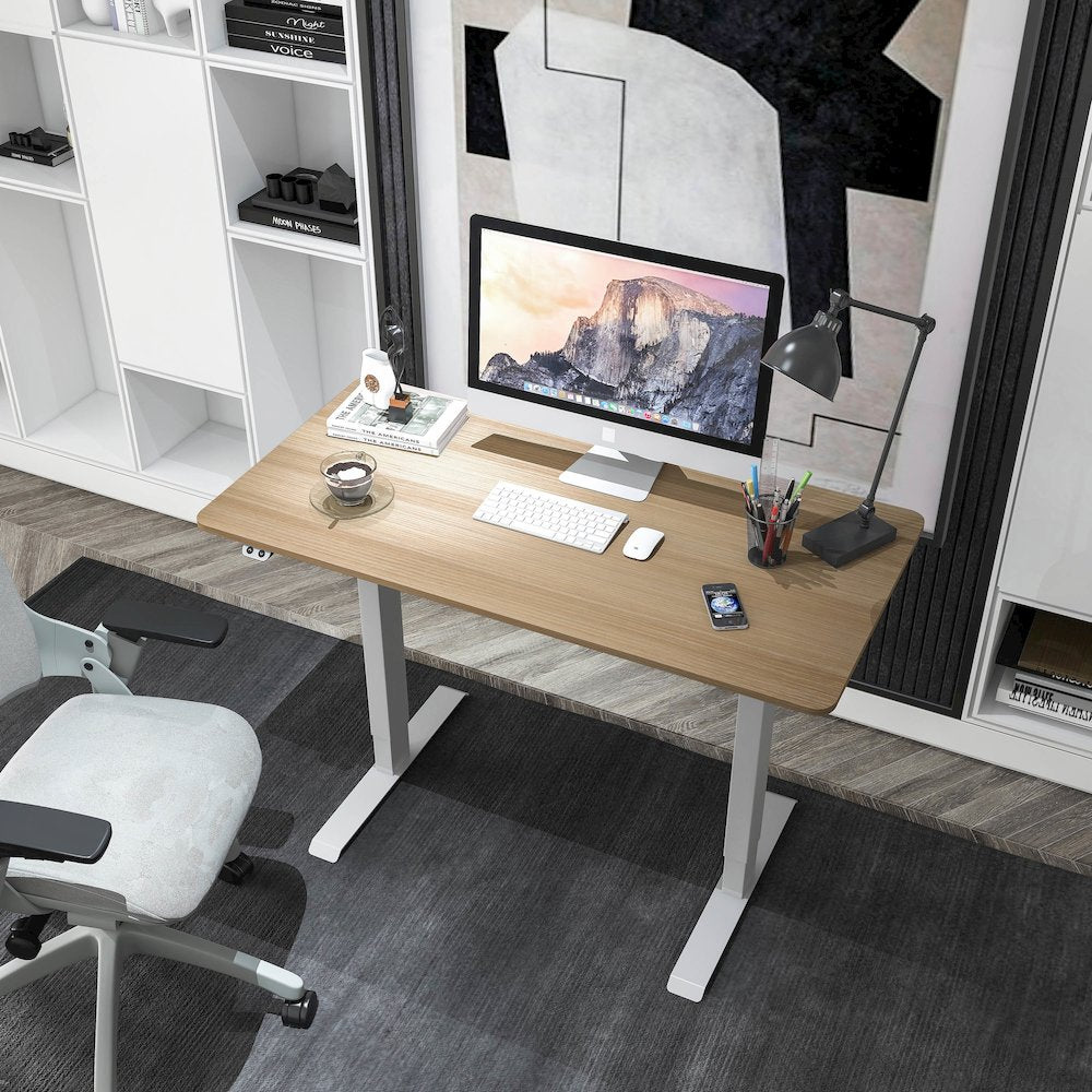 Tilah Metal Height Adjustable Office Desk