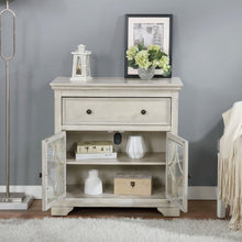 Armfal Wood 1-Drawer Hallway Cabinet in Antique White