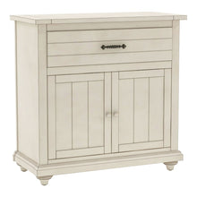 Bombas Wood 1-Drawer Hallway Cabinet in Antique White