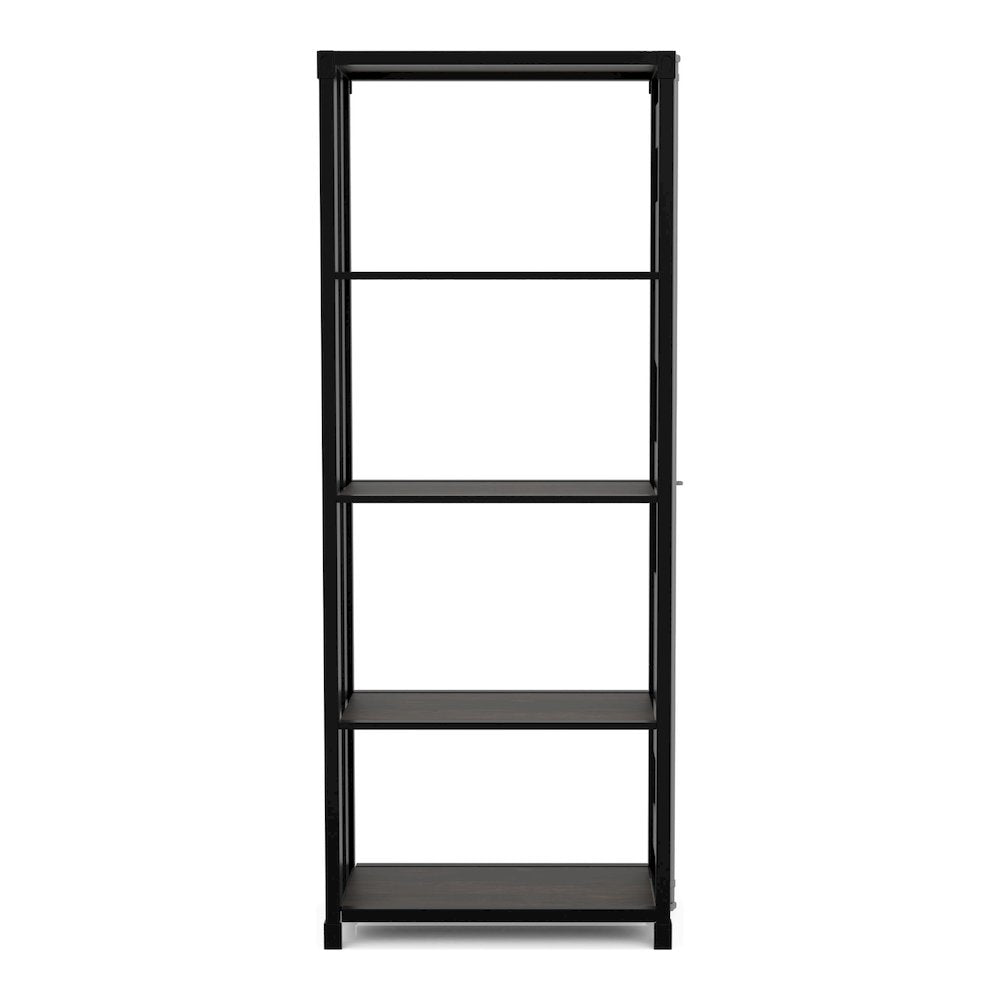 Mandom Modern Metal 4-Shelf Bookcase