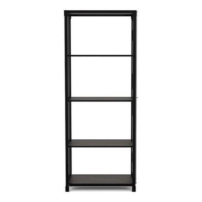 Mandom Modern Metal 4-Shelf Bookcase