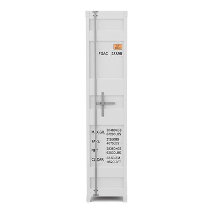 Mandom Modern Metal 4-Shelf Bookcase