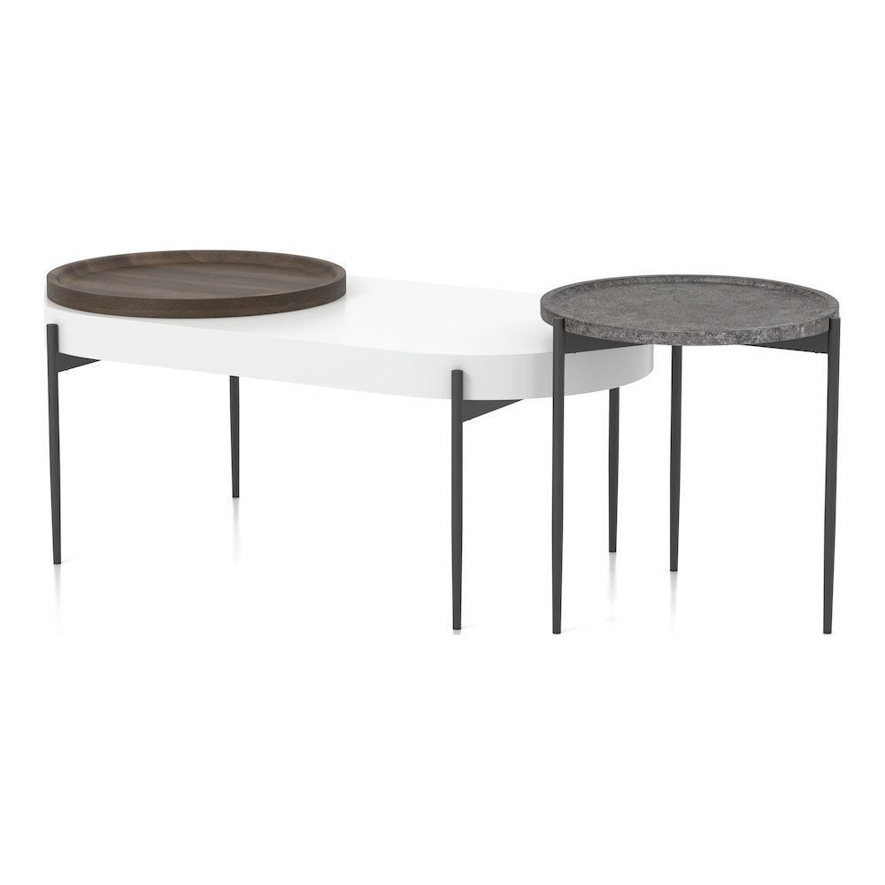 Hylen Metal 2-Piece Coffee Table Set