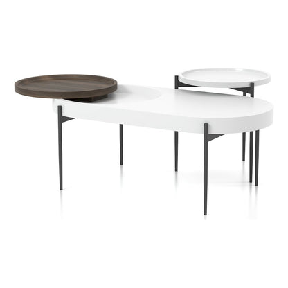 Hylen Metal 2-Piece Coffee Table Set