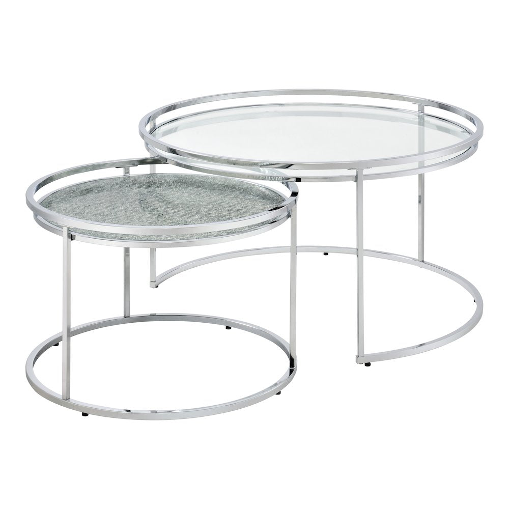 Belmont Metal 2-Piece Nesting Table Set