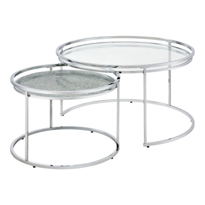 Belmont Metal 2-Piece Nesting Table Set