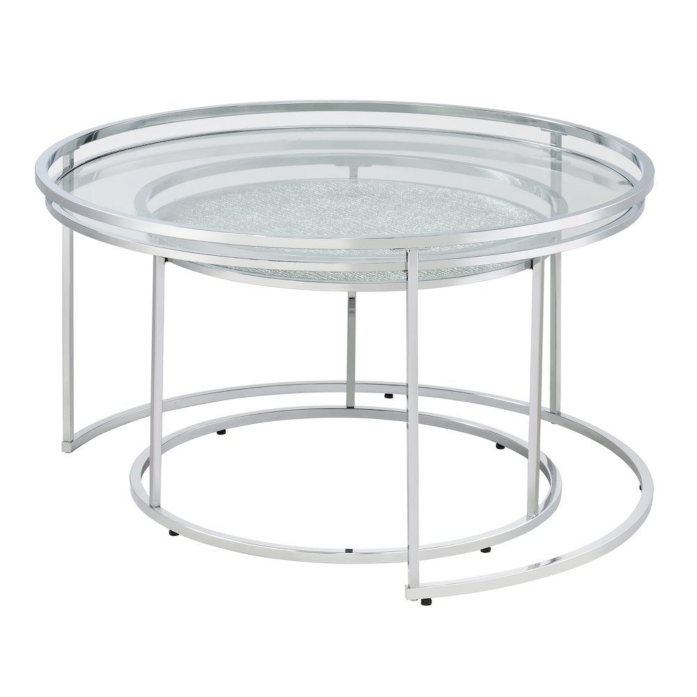 Belmont Metal 2-Piece Nesting Table Set