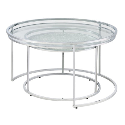 Belmont Metal 2-Piece Nesting Table Set