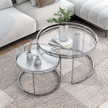 Belmont Metal 2-Piece Nesting Table Set