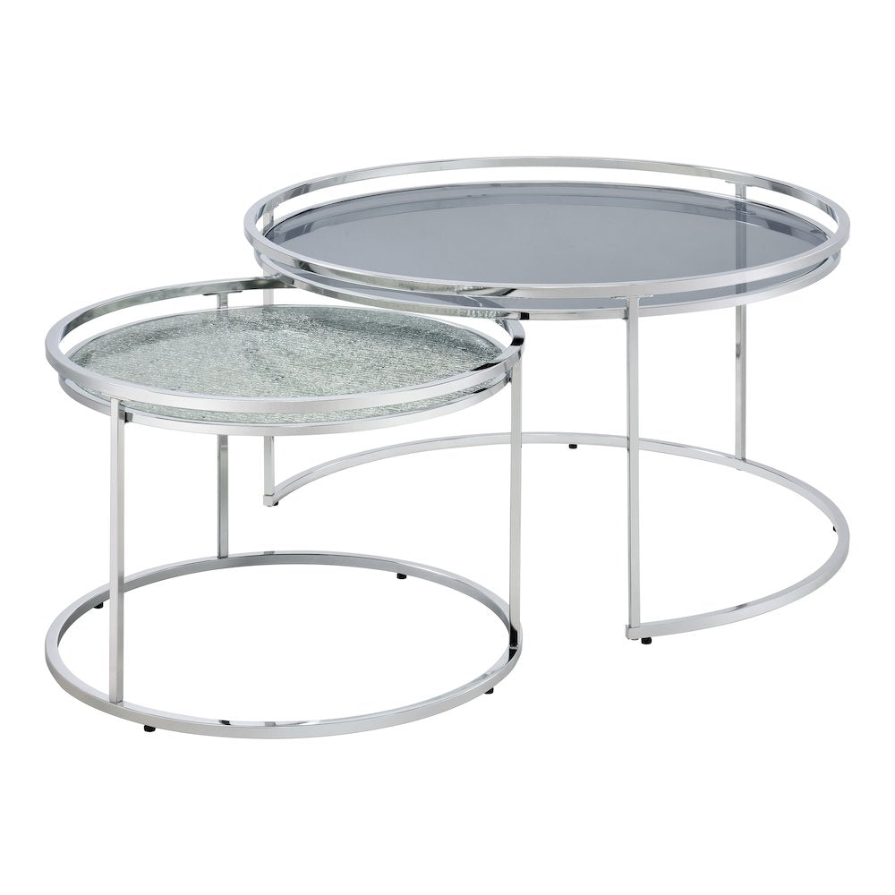 Belmont Metal 2-Piece Nesting Table Set