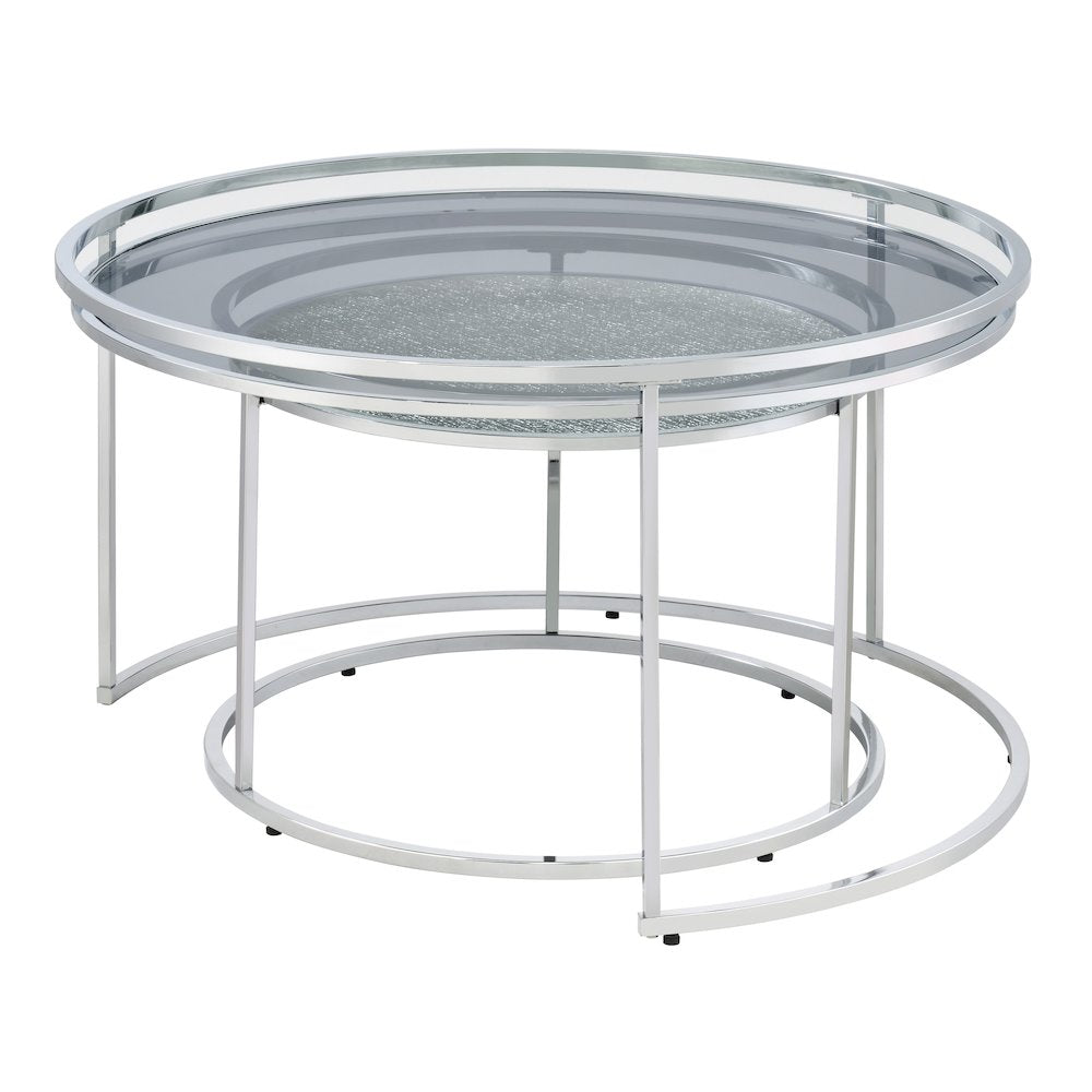 Belmont Metal 2-Piece Nesting Table Set