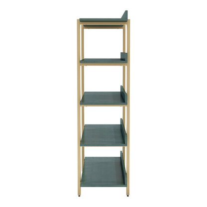 Teviot Modern Wood 5-Tier Bookshelf