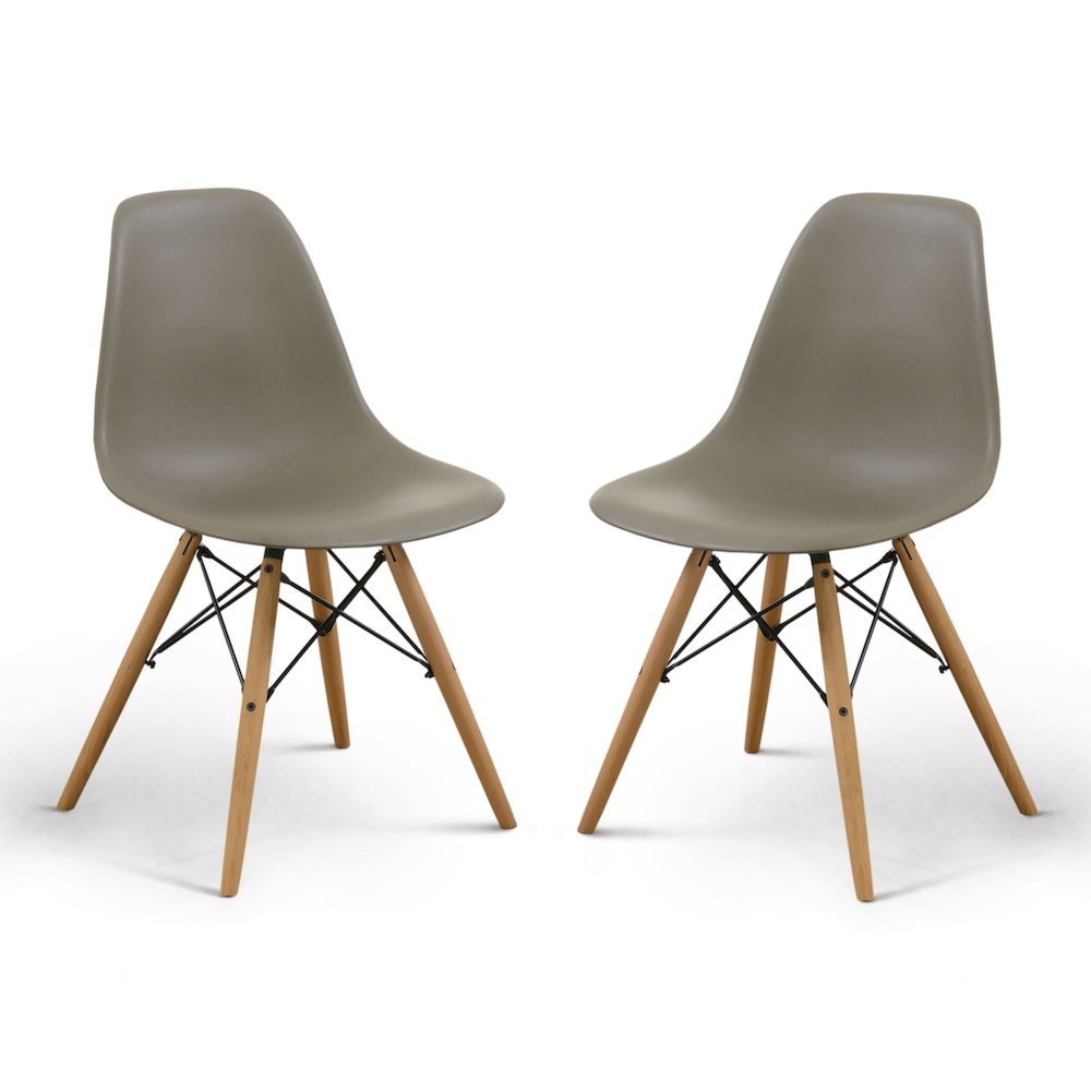 Ashton Plastic Dining Side Chair (Set of 2)
