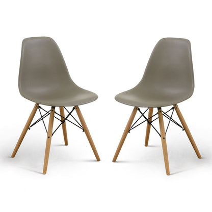 Ashton Plastic Dining Side Chair (Set of 2)