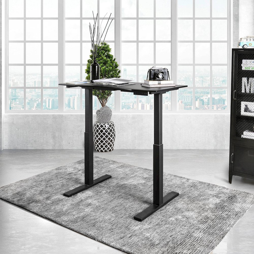Seantay Metal Adjustable Short Desk with USB