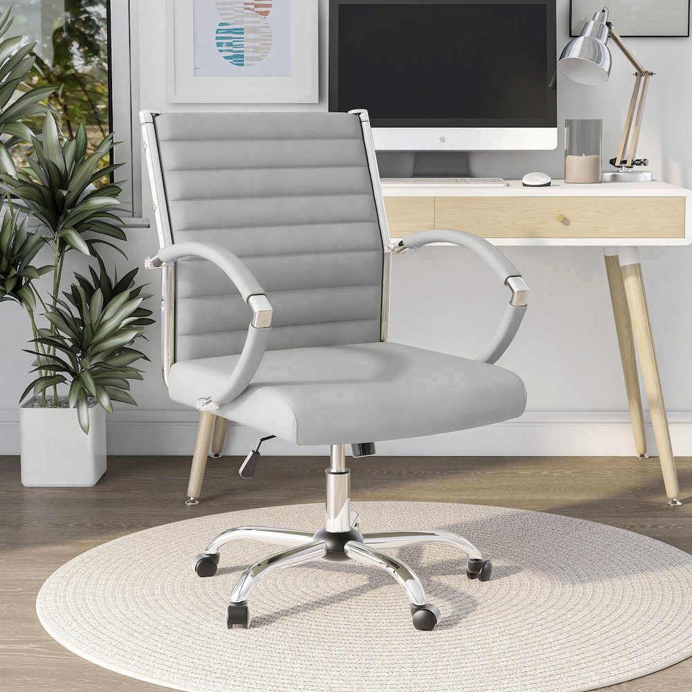 Damse Faux Leather Adjustable Office Chair