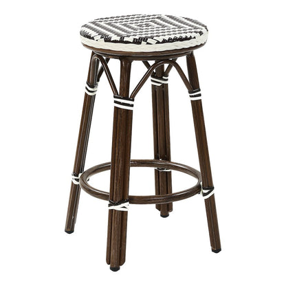 Saginaw Aluminum 3-Piece Patio Dining Table Set in Brown
