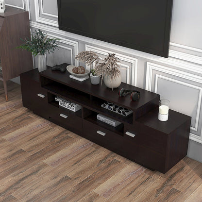 Braswell Wood Multi-Storage 72-Inch TV Stand