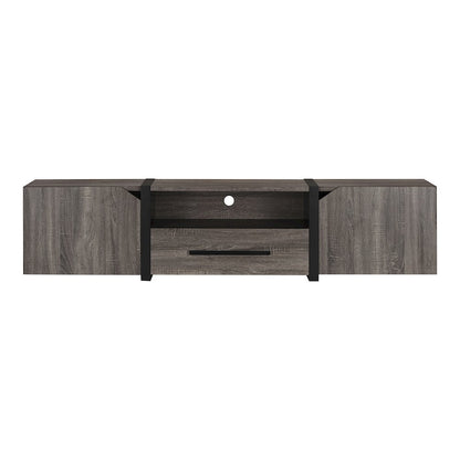 Diego Rustic Wood 81.5-Inch TV Stand