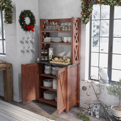 Schuetz Wood Multi-Storage Baker Rack