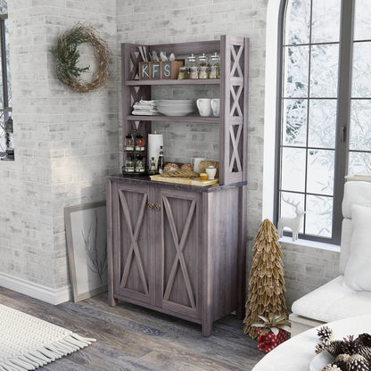 Schuetz Wood Multi-Storage Baker Rack