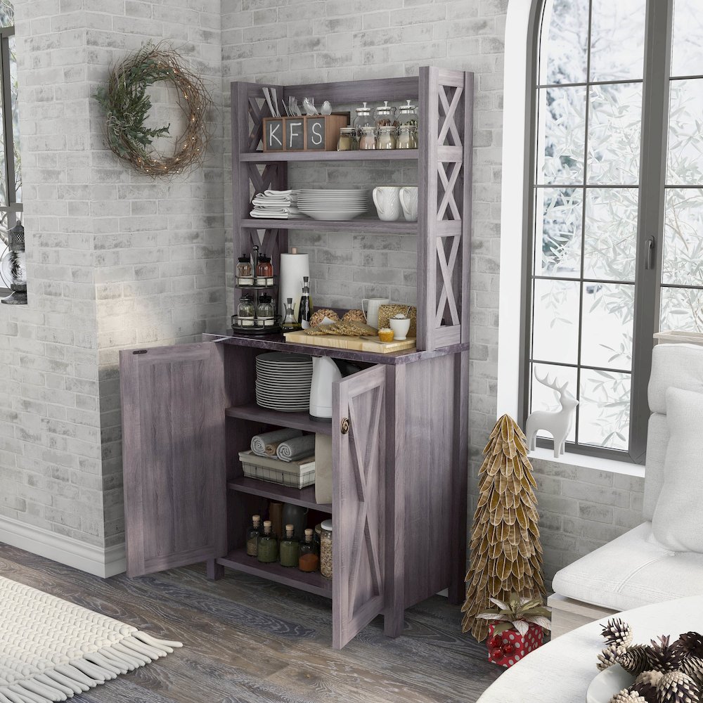 Schuetz Wood Multi-Storage Baker Rack